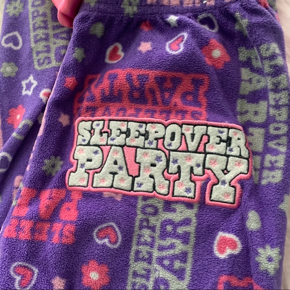 Pink and purple girls pajama pants bundle - Picture 2 of 13